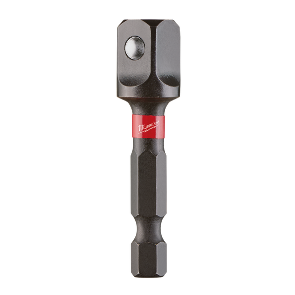 MILWAUKEE SHOCKWAVE™ POWER BIT SOCKET ADAPTER 1/4'' HEX TO 3/8'' SQUARE